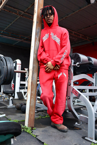 Red Sundried Sweats
